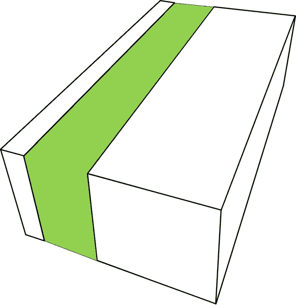 Schéma : structure murale en béton armé