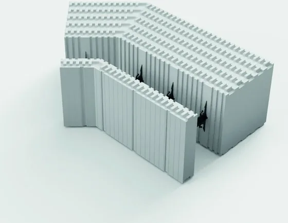 Bloc d’angle sortant 45°